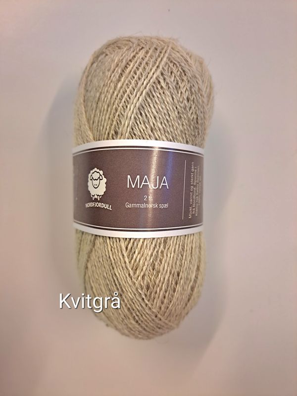 Maja 2 tråds ullgarn